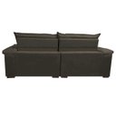 Ver imagem 6 de Sofá Retrátil e Reclinável Molas Ensacadas Cama Inbox Botonê 2,32M Espuma Viscoelástico Suede