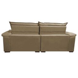 Sofá Retrátil e Reclinável Molas Ensacadas Cama Inbox Botonê 2,32M Espuma Viscoelástico Suede - 6
