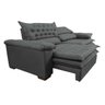 Sofá Retrátil e Reclinável Molas Ensacadas Cama Inbox Botonê 2,32M Espuma Viscoelástico Suede - 7