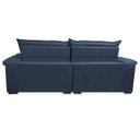 Ver imagem 6 de Sofá Retrátil e Reclinável Molas Ensacadas Cama Inbox Botonê 2,52M Espuma Viscoelástico Suede