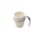 Ver imagem 4 de Jogo de Xícaras para Café Porcelana 75ml com Bandeja de Madeira 7 Peças Rojemac