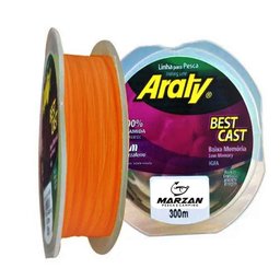 Linha Araty Best Cast Laranja - 300 Mt - 0,37 Mm - 2