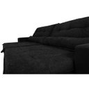 Ver imagem 4 de Sofá Montenegro 2,52M Retrátil e Reclinável, Mola No Assento e 2 Almofadas Lombar Tecido Suede