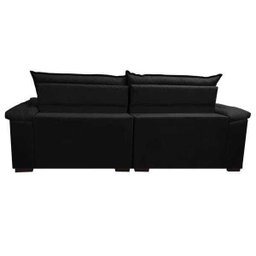 Sofá Retrátil e Reclinável Molas Ensacadas Cama Inbox Botonê 2,32M Espuma Viscoelástico Suede - 6