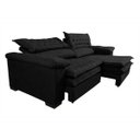 Ver mais imagens de Sofá Retrátil e Reclinável Molas Ensacadas Cama Inbox Botonê 2,32M Espuma Viscoelástico Suede