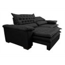 Ver imagem 7 de Sofá Retrátil e Reclinável Molas Ensacadas Cama Inbox Botonê 2,92M Espuma Viscoelástico Suede