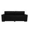 Sofá Retrátil e Reclinável New Austrália 2,25M Tecido Suede Velusoft Preto Cama Inbox - 8