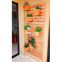 Jardim Verticval Ripado Grande com 02 Vasos Cônicos - 2