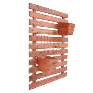 Jardim Verticval Ripado Grande com 02 Vasos Cônicos