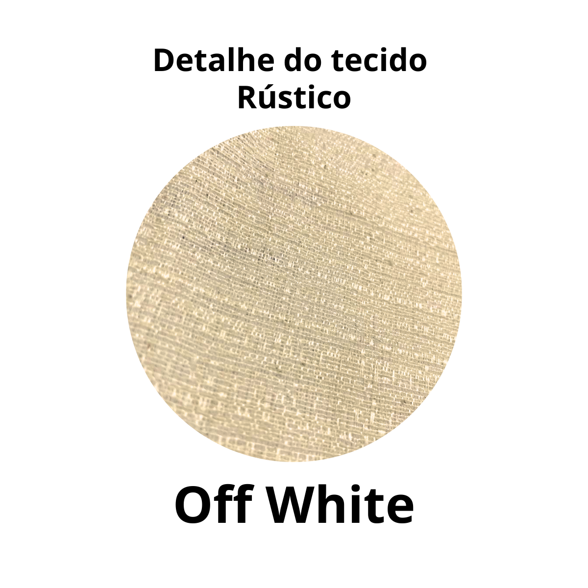 Cortina Rústica 300x250 Off White Ilhós Cromado Admirare - 2