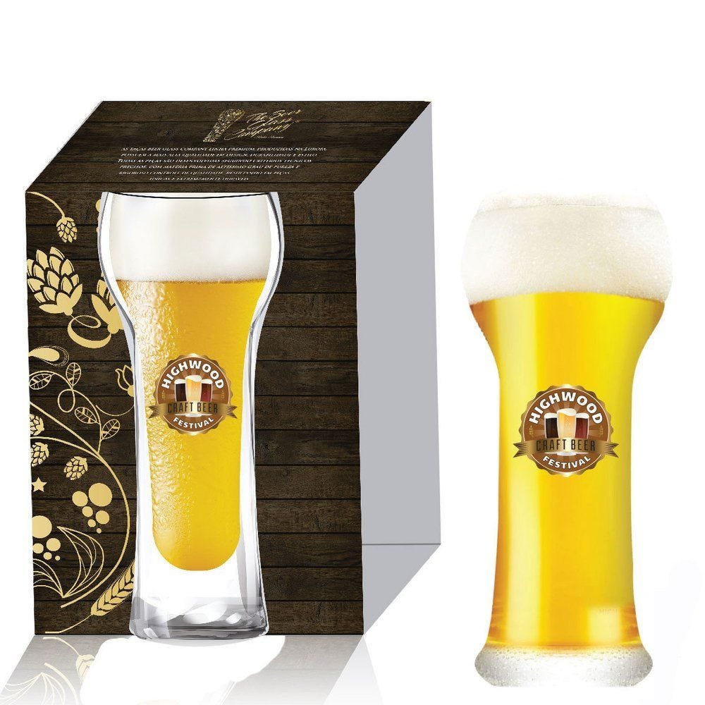 Copo de Cristal para Cerveja Wheat Beer de 510ml - 1