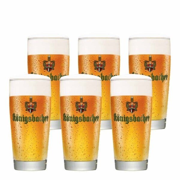 Jogo de Copos de Cerveja Frase Konigsbacher 0,40 Vidro 490ml - 1