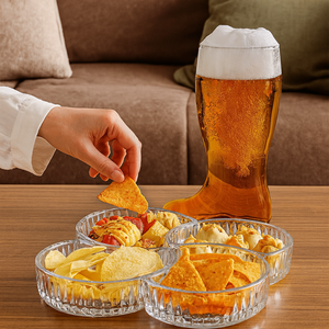 Petisqueira de Vidro Grande Creative 4pcs Vidro para Frios - Ruvolo