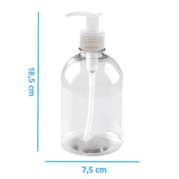 Kit 100 Saboneteira P/ Álcool Gel 500ml com Válvula Pump - 2