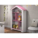 Ver imagem 5 de Cama Castelo Menina Princesa e Organizador de Brinquedos Casinha