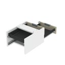 Ver imagem 4 de Gaveteiro Aéreo para Mesa GA02G P15 2 Gavetas MDP Castanheira Natural Branco Pandin Móveis