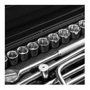 Ver imagem 2 de Jogo de Soquete Estriados Encaixe 1/2 com 29 Peças- Stanley 86-504