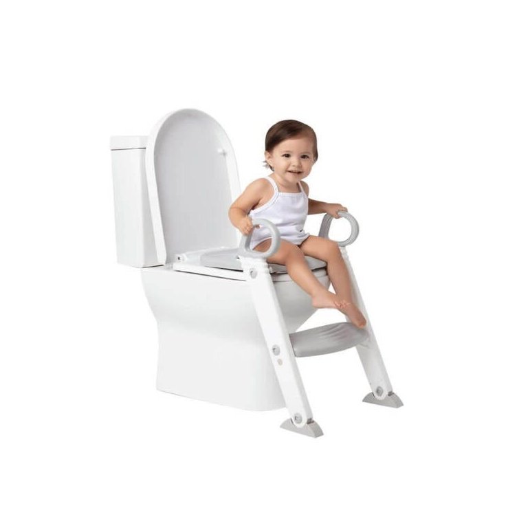 Assento Redutor Com Escada Cinza 11991 Buba Assento Redutor Com Escada Cinza 11991 Buba