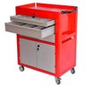 Carrinho para Ferramentas 120 Kg Fechado 3 Gavetas C-06 Vermelho Fercar - 1