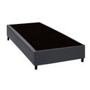 Ver imagem 3 de Base Box Solteiro Cinza Sintético 38x88x188