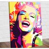 Quadro decorativo p salas, quartos Marilyn Monroe Color Vector MidiaPopArte 75x100 cm - 2
