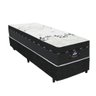 Cama Box Solteiro Colchão Molas Ensacadas Miami Gazin 88X188X70Cm Branco/Preto - 5