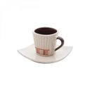 Ver imagem 6 de Jogo de Xícaras de Café com Pires Porcelana 12 Peças 90ml Stripes Rojemac