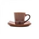 Ver imagem 7 de Jogo de Xícaras de Café com Pires Porcelana 12 Peças 90ml Stripes Rojemac