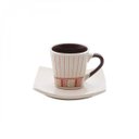 Ver imagem 5 de Jogo de Xícaras de Café com Pires Porcelana 12 Peças 90ml Stripes Rojemac