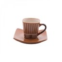 Ver mais imagens de Jogo de Xícaras de Café com Pires Porcelana 12 Peças 90ml Stripes Rojemac