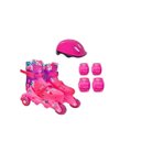 Ver imagem 1 de Patins Ajustável com Acessórios de Segurança Barbie 29 a 32 Fun