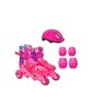 Patins Ajustável com Acessórios de Segurança Barbie 29 a 32 Fun - 1