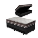 Ver imagem 1 de Cama Box Baú e Auxiliar Solteiro + Colchão de Molas Anjos Classic Superlastic 88cm
