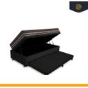 Ver imagem 2 de Cama Box Baú e Auxiliar Solteiro + Colchão de Molas Anjos Classic Superlastic 88cm
