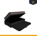 Ver imagem 2 de Cama Box Baú e Auxiliar Solteiro + Colchão de Molas Anjos Classic Superlastic 88cm