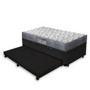 Ver imagem 2 de Cama Box Baú e Auxiliar com Colchão Ortopédico D33 Ortobom Iso 100 Solteiro 88cm