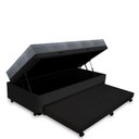 Ver imagem 3 de Cama Box Baú e Auxiliar com Colchão Ortopédico D33 Ortobom Iso 100 Solteiro 88cm