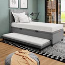 Ver mais imagens de Cama Box Baú e Auxiliar Solteiro Branca + Colchão D33 Ortobom - Iso 100 - 88x188x60cm