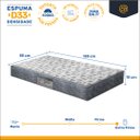 Ver imagem 6 de Cama Box Baú e Auxiliar Solteiro Branca + Colchão D33 Ortobom - Iso 100 - 88x188x60cm