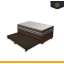 Ver imagem 2 de Box Baú + Aux e Colchão de Molas Anjos Classic Pocket 88 Cm