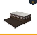 Ver imagem 2 de Box Baú + Aux e Colchão de Molas Anjos Classic Pocket 88 Cm