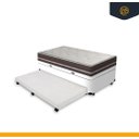 Ver imagem 2 de Box Baú + Aux e Colchão de Mola Anjos Classic Pocket 88 Cm