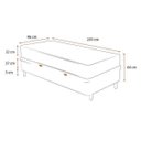 Ver imagem 3 de Cama Box Baú com Colchão de Molas Ensacadas Anjos Classic Superlastic Solteiro King 96cm