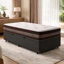 Ver imagem 2 de Cama Box Baú com Colchão de Molas Ensacadas Anjos Classic Superlastic Solteiro King 96cm