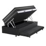 Cama Box Baú e Auxiliar Solteiro + Colchão Molas Ensacadas Ortobom Iso Superpocket  - 3