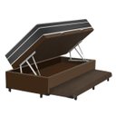 Ver imagem 3 de Cama Box Baú e Auxiliar Solteiro + Colchão Molas Ensacadas Ortobom Iso Superpocket 