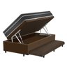 Cama Box Baú e Auxiliar Solteiro + Colchão Molas Ensacadas Ortobom Iso Superpocket  - 3