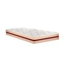 Ver imagem 3 de Cama Box Solteiro King Marrom + Colchão de Molas Ensacadas Anjos Classic Mola Ensacada