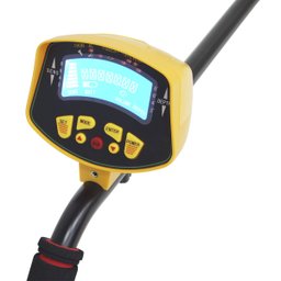 Detector Metais Profissional Ouro Prata Bronze Praia Digital Portátil Pá Pilha Importway IWDMLCD-002 - 4