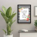 Ver imagem 2 de Quadro Dias Que Orei Por Coisas Que Tenho 45x34cm - com vidro:Madeira preta